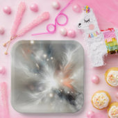 Abstracte hemelnevel papieren bordje (Feest)