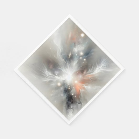 Abstracte hemelnevel servet (Hoek)