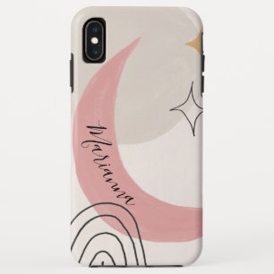 Abstracte hemelse maanfase Case-Mate iPhone case