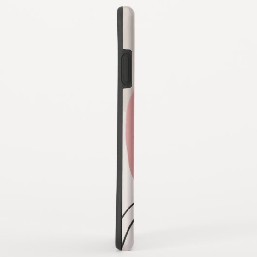 Abstracte hemelse maanfase Case-Mate iPhone case (Achterkant/rechts)