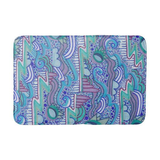 Abstracte hemelweg naar hoge baden badmat (Voorkant)