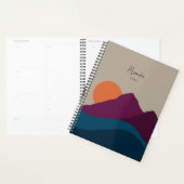 Abstracte Herfst Herfst Berglandschap Planner (Display)