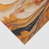 Abstracte herfst herfst bladeren loof decoupage tissuepapier (Detail)