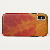 Abstracte herfst-natuurfotografie met rode esdoren Case-Mate iPhone case (Achterkant (horizontaal))