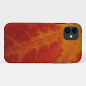 Abstracte herfst-natuurfotografie van rode esdoorn Case-Mate iPhone case (Achterkant (horizontaal))