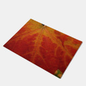 Abstracte herfst-natuurfotografie van rode esdoorn deurmat (Schuin)