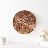 abstracte herfst van Burgundy-muur Grote Klok (Huis)