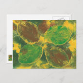 Abstracte herfstbladeren berkenboom Briefkaarten (Voorkant / Achterkant)