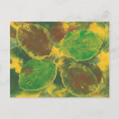 Abstracte herfstbladeren berkenboom Briefkaarten (Voorkant)