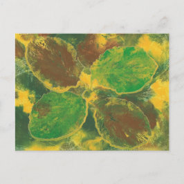 Abstracte herfstbladeren berkenboom Briefkaarten