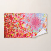 - Abstracte herfstbladeren en lucht Bad Handdoek (Handdoek)