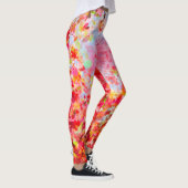 Abstracte herfstbladeren en lucht leggings (Rechts)