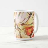 Abstracte herfstbloem magische mok (Voorkant rechts)