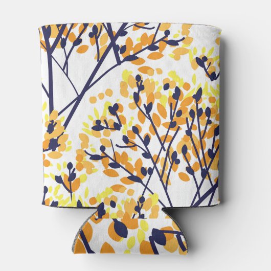 Abstracte herfstboom Modern Pattern Blikjeskoeler (Achterkant)