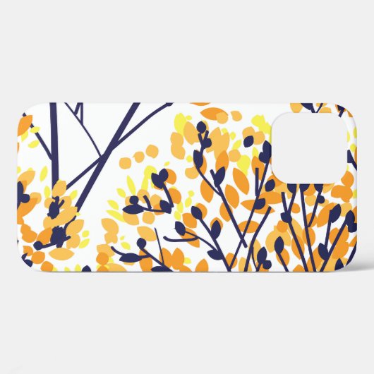 Abstracte herfstboom Modern Pattern Case-Mate iPhone Case (Achterkant (horizontaal))