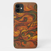 ABSTRACTE HERFSTKLEUREN ONTWERP Case-Mate iPhone CASE (Achterkant)