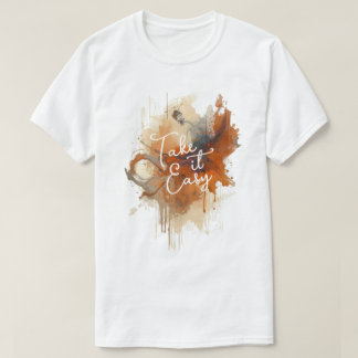 Abstracte herfstspatten  t-shirt