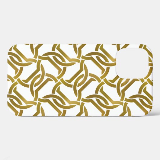 Abstracte herhaalbare achtergrond van golden twist Case-Mate iPhone case (Achterkant (horizontaal))