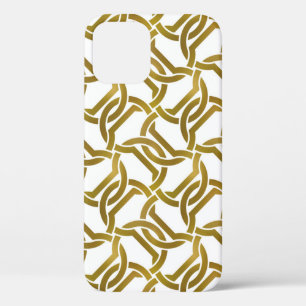 Abstracte herhaalbare achtergrond van golden twist Case-Mate iPhone case