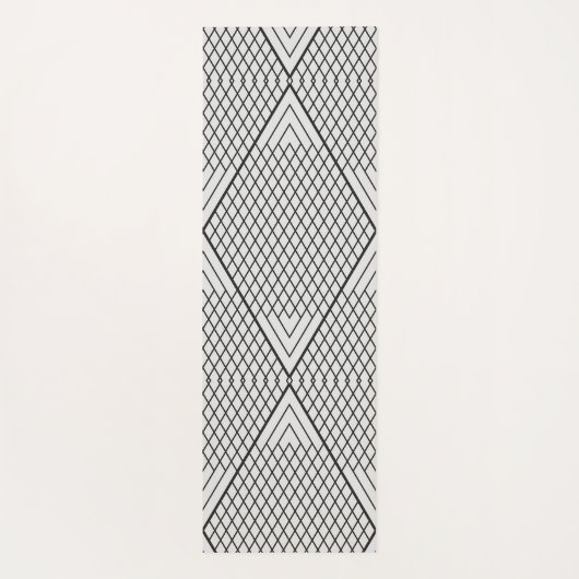 abstracte herhalingslijnen yogamat (Achterkant)