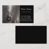 abstracte hertengeweien hert silhouette visitekaartje (Voorkant / Achterkant)