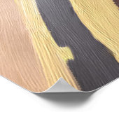 Abstracte het Schilderen #1 verlaten van Reeks 2 d Poster (Hoek)