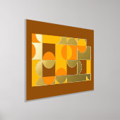 Abstracte heupcirkels met gouden mozaïekkunst folie afdrukken (Laagn)