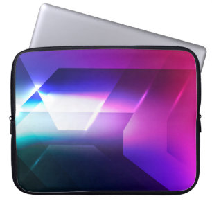 Abstracte Hexagonal vorm backgrondabstract, kunst; Laptop Sleeve