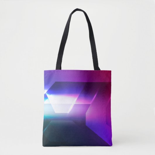 Abstracte Hexagonal vorm backgrondabstract, kunst; Tote Bag (Voorkant)