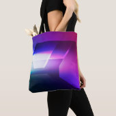 Abstracte Hexagonal vorm backgrondabstract, kunst; Tote Bag (Dichtbij)