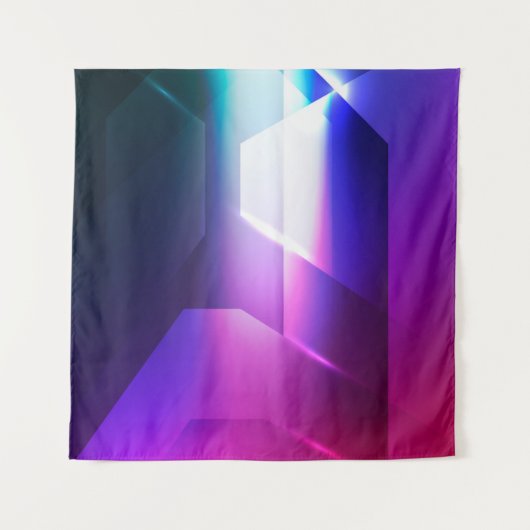 Abstracte Hexagonal vorm backgrondabstract, kunst; Wandkleed (Voorkant (horizontaal))