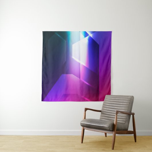 Abstracte Hexagonal vorm backgrondabstract, kunst; Wandkleed (In Situ (horizontaal))