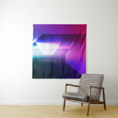 Abstracte Hexagonal vorm backgrondabstract, kunst; Wandkleed (In situ)