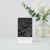 Abstracte hexagonale vormen in 3D optisch ontwerp Visitekaartje (Staand voorkant)