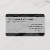 Abstracte hexagonale vormen in 3D optisch ontwerp Visitekaartje (Achterkant)