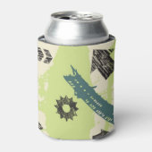 Abstracte hi-tech achtergrond blikjeskoeler (Blikje Voorkant)