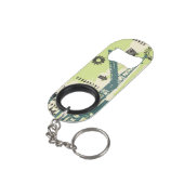 Abstracte hi-tech achtergrond mini flessenopener (Achterkant Gekanteld)