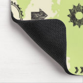 Abstracte hi-tech achtergrond muismat (Hoek)