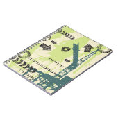 Abstracte hi-tech achtergrond notitieboek (Linkerzijde)