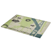 Abstracte hi-tech achtergrond snijplank (Hoek)