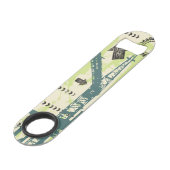 Abstracte hi-tech achtergrond speed flessenopener (Achterkant Gekanteld)