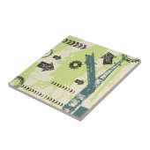 Abstracte hi-tech achtergrond tegeltje (Zijkant)