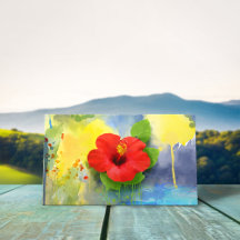 Abstracte Hibiscus Flower Modern