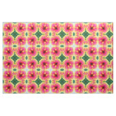 Abstracte Hibiscus Kaleidoscoop Stof (Fat Quarter)
