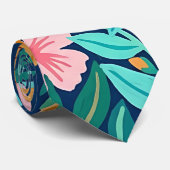 Abstracte Hibiscus Monarch Vlinders Das (Opgerold)