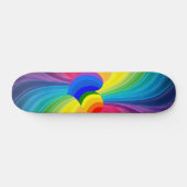 Abstracte Hippie Heart Skateboard Deck (Horizontaal)