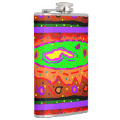 ABSTRACTE HIPPY ART RETRO HEUPFLES (Rechts)