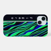 Abstracte Hoesje-Mate iPhone Case iPhone 15 Case (Achterkant horizontaal)