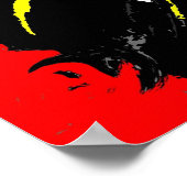 Abstracte hogvis poster (Hoek)