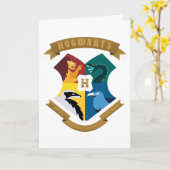 Abstracte HOGWARTS™ Crest Kaart (Gele Bloem)